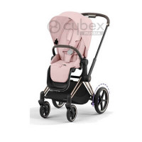 Детская коляска Cybex e-Priam IV (прогулочная) - Peach Pink / Rose Gold